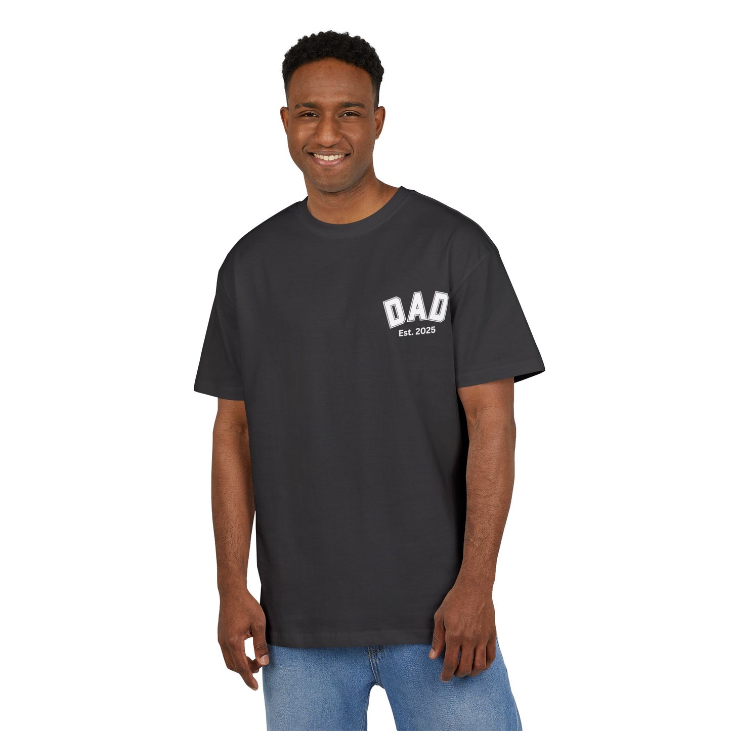 Oversized Partner T-Shirts zur Schwangerschafts- verkündung