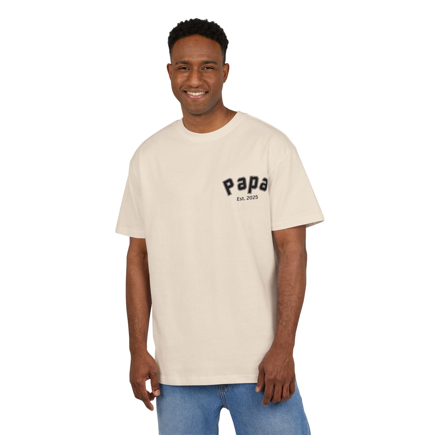 Oversized Partner T-Shirts zur Schwangerschafts- verkündung