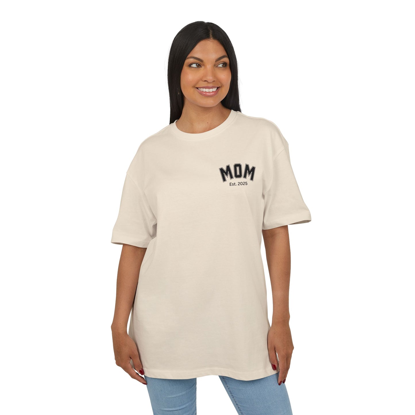 Oversized Partner T-Shirts zur Schwangerschafts- verkündung