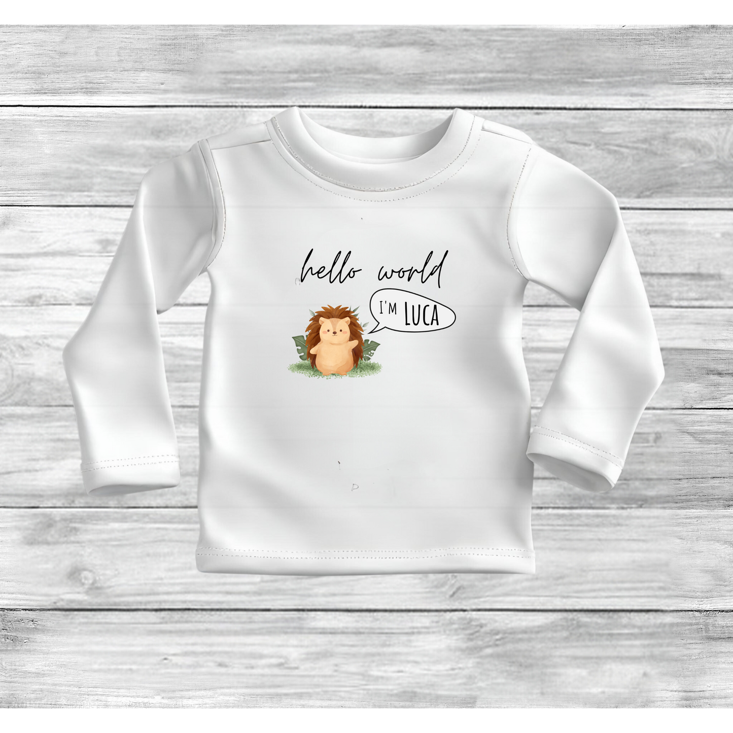 Baby Body personalisiert mit dem Namen