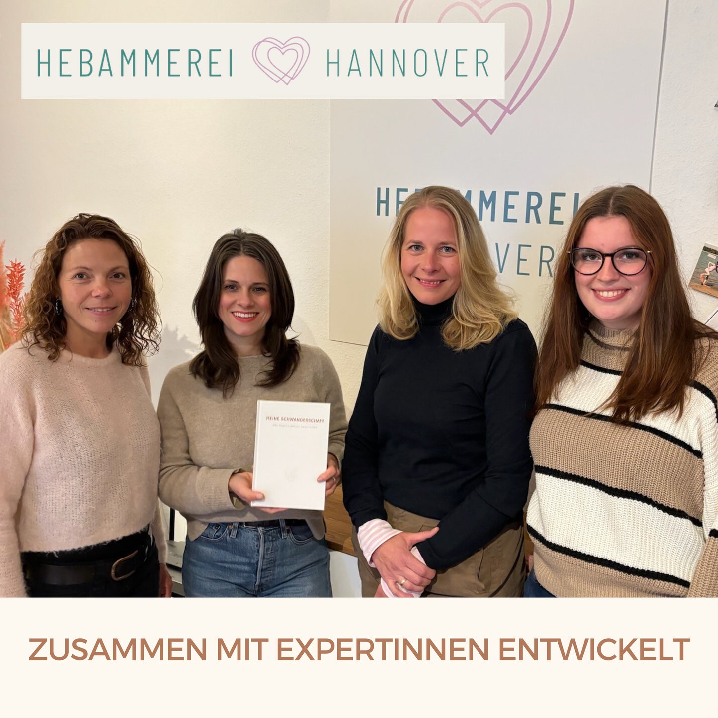 Schwangerschafts- tagebuch in DIN A5 hochwertiges Tagebuch für deine Schwangerschaft