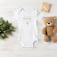personalisiertes Baby Body für den Patenonkel, um den Patenonkel oder die Patentante zu fragen: willst du meine Patentante sein?