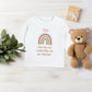 Baby Body christlich als Geschenk zur Geburt, minimalistisch Geschenkidee zur Taufe, kurzarm Body Glaube für Junge und Mädchen