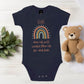 Baby Body christlich als Geschenk zur Geburt, minimalistisch Geschenkidee zur Taufe, kurzarm Body Glaube für Junge und Mädchen