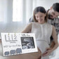 Baby Ultraschallbilder Fotorahmen mit Countdown - personalisierbar