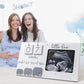Baby Ultraschallbilder Fotorahmen mit Countdown - personalisierbar